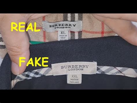 burberry polo shirt original vs fake